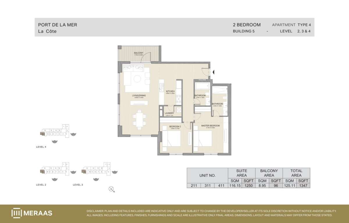 Type 4 - Unit 211,311,411
